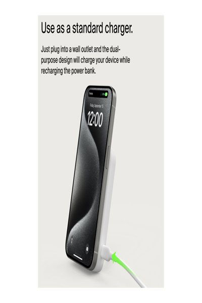 Belkin Wireless power bank - magnetic with Qi2 - BPD007BTWH