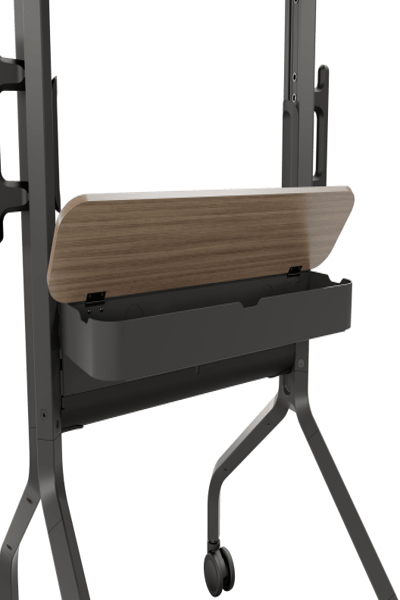 Chief LSCUBÂ  Voyager Manual Height Adjustable AV Cart Black - LSCUB