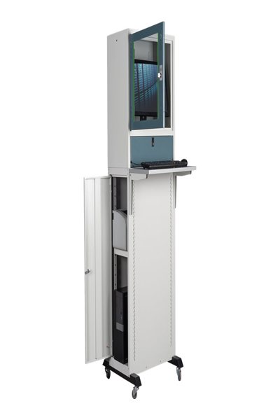 DIGITUS Mobile Workstation - Freestanding rack - 200 kg - Castor wheels - 51.8 kg - Grey - DN-39007