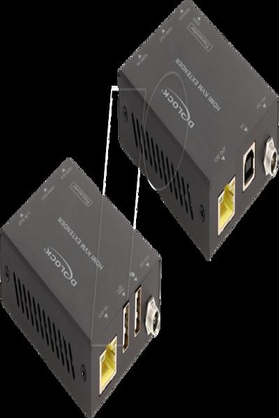 Delock HDMI KVM Extender SetÃƒÂ¼ber Cat.6 Kabel 4K 60 Hz 70 m - 65957
