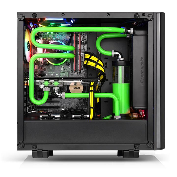 Thermaltake View 21 TG RGB Plus - Midi-Tower - CA-1I3-00M1WN-05