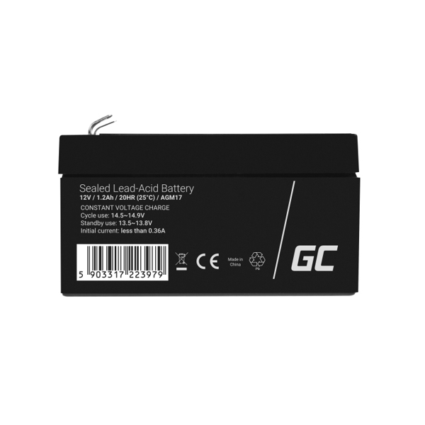 AGM17 UPS battery Sealed lead acid (VRLA) 12 V 1.2 Ah - AGM17