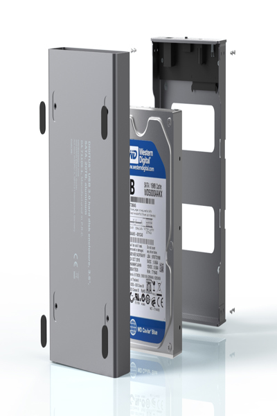 DIGITUS Hard Drive Enclosure USB3.0 3.5" SATA Aluminum - DA-71106-1