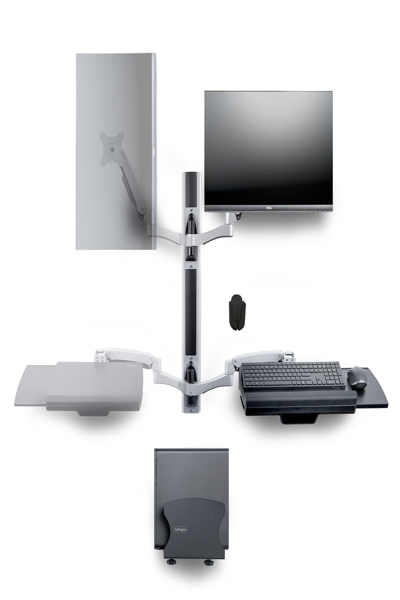 STARTECH WALL MOUNT WORKSTATION VESA MOUNT 32" - 2PASTSC-WALL-MOUNT