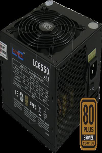 LC6550 v2.2: 550W ATX Power Supply - LC6550 V2.3