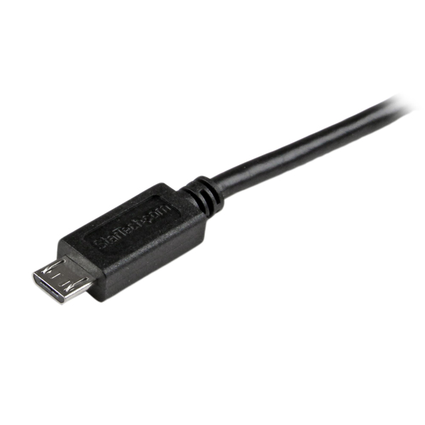 StarTech 2m Mobile Charge Sync USB to Micro USB - USBAUB2MBK
