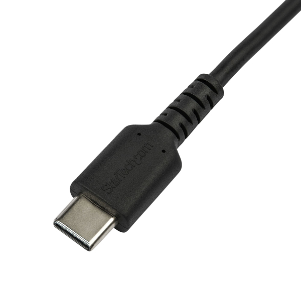 StarTech.com RUSBCLTMM2MB USB-C auf Lightning-Kabel ( 2m, Apple Mfi zertifiziert, iPhone Ladekabel, Aramidfaser) schwarz - Lightning-Kabel - Lightning (M) bis USB-C (M) - 2 m - Schwarz - für Apple iPad/iPhone/iPod (Lightning) - RUSBCLTMM2MB