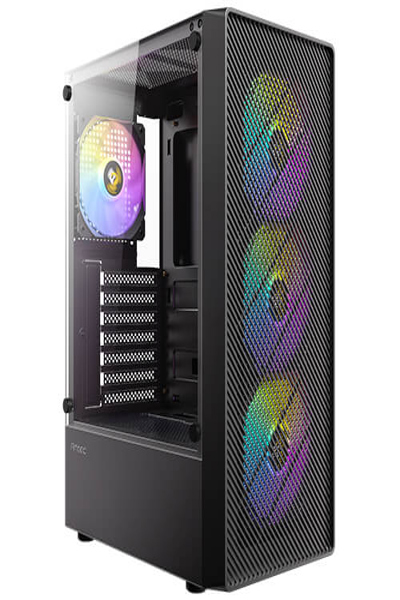 Antec AX26 RGB Elite Mid Tower Gaming Bl - Mini tower - 0-761345-10199-8