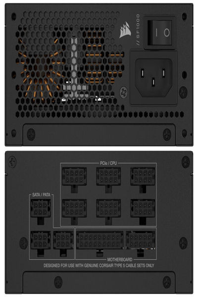 Corsair SF Series 2024 SF1000 80 PLUS Platinum - Power Supply - SFX - CP-9020257-EU