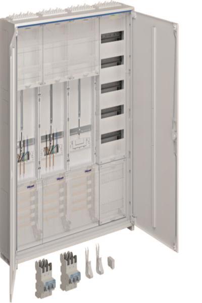 Coffret complet Hager ZB343Q29EN 2ZP 3p. 1100x1050x205mm