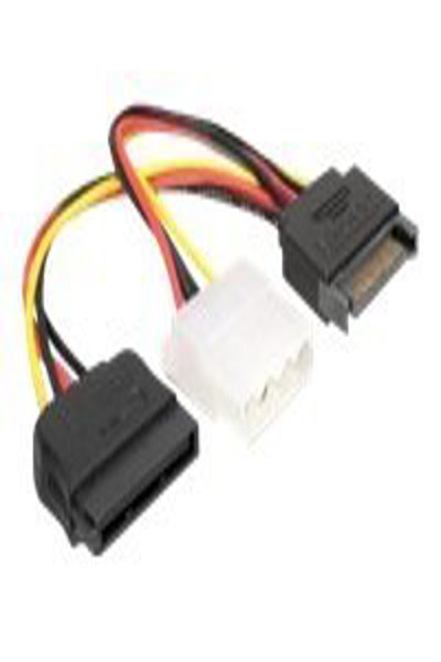 Delock Power adapter - SATA power (M) to 4 PIN internal power, SATA power (F) - 65235