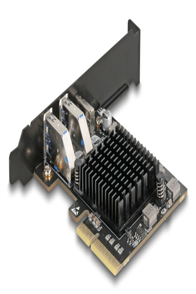 Delock PCI Express x4 Card 1x USB Type-C+ 2x Type-A - 90891
