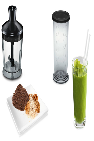 Bosch MSM2620B - Tabletop blender - 600 W - Black - Transparent