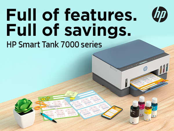 HP Printer Smart Tank 7006 All-in-One - Inkjet - Colored - 28B55A#BHC
