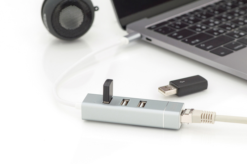 DIGITUS DA-70253 USB-C Hub LAN - DA-70253