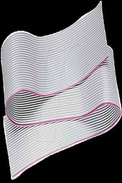 Frei AWG 28-16G - Flachbandkabel AWG28. grau Rolle - 30 m