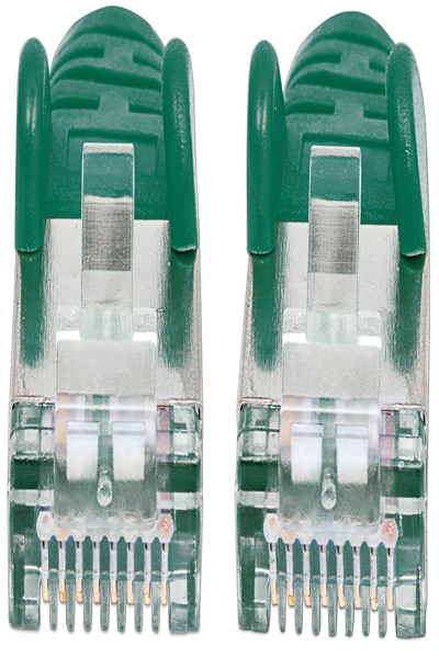 Intellinet Network Patch Cable, Cat6, 2m, Green, Copper, S/FTP