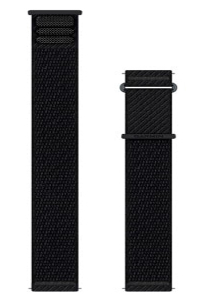 GARMIN QUICK RELEASE NYLON BAND BLACK/SLATE GRAY