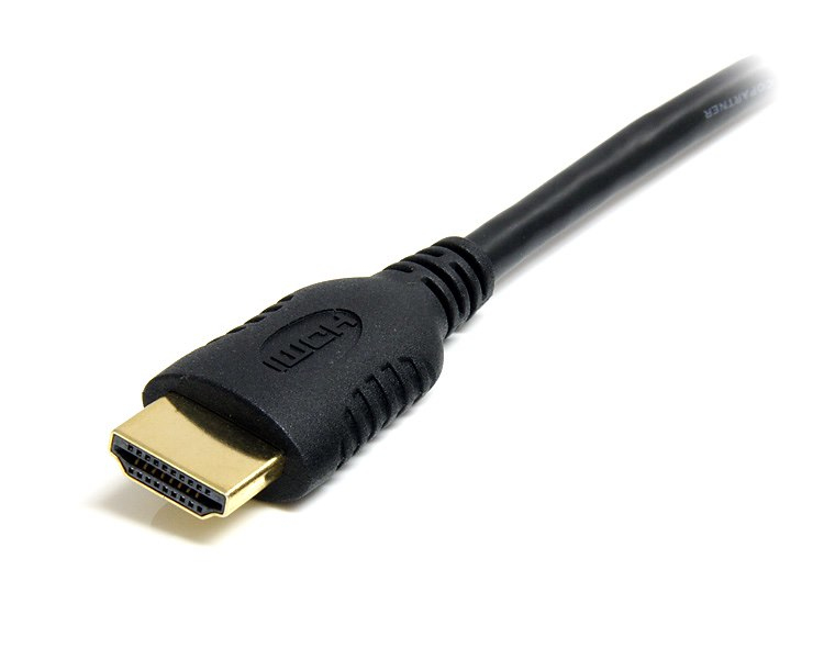 StarTech 1 m High Speed HDMI® Cable with Ethernet - HDMI to HDMI Mini- M/M - 1 m - HDMI Type A (Standard) - HDMI Type C (Mini) - Black - HDACMM1M