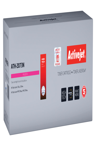 Activejet ATH-2073N toner (replacement for HP 117A 2073A; Supreme; 700 pages; magenta) - 700 pages - Magenta - 1 pc(s)