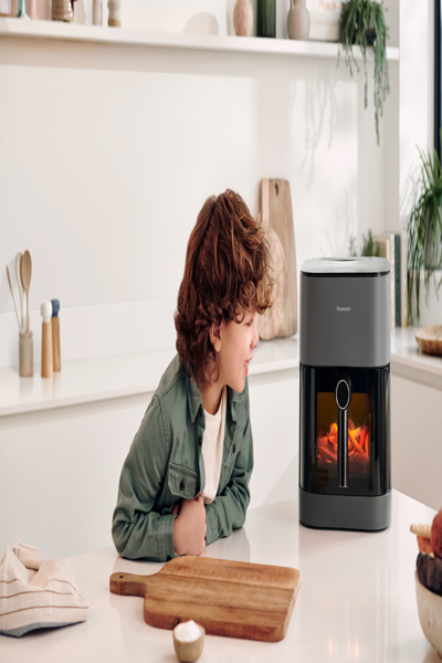 Panasonic NF-CC500SXE, Varmluftsfritös, 5 L, 80 °C, 200 °C, Enkel, Grå - NF-CC500SXE