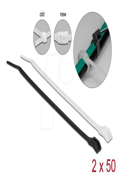 Delock Cable tie - with flat head - 19486