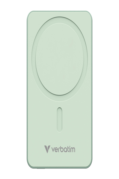 Verbatim Essential Power Bank magn.wirel. grÃƒÂ¼n 32228 - Rechargable Battery - 32228