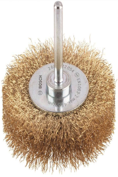 Bosch RundbÃƒÂ¼rste - fÃƒÂ¼r Nickel Baustahl Zink - 75 mm 2608622054
