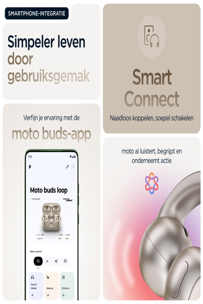 MOTOROLA MOTO BUDS LOOP SWAROVSKI WIRELESS HEADPHONES - PG38C07172