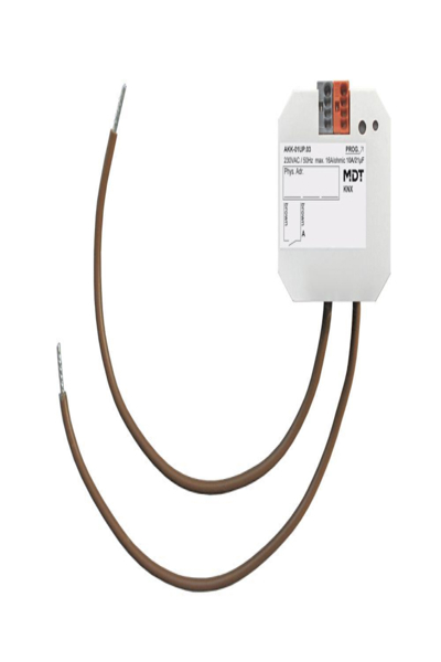 MDT AKK-01UP.03 actionneur de commutation 1 voie UP 16A 230VAC compact