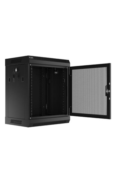 Lanberg 19" RACKMOUNTABLE EINBAUSCHRANK 600X450 SCHWARZ