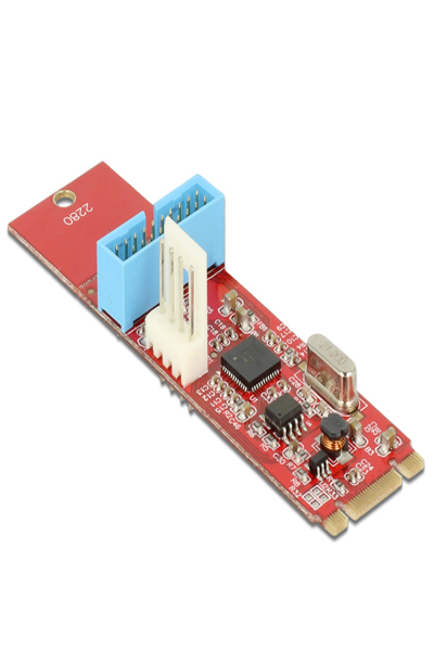 Delock Converter M.2 Key B+M male > 1 x USB 3.0 Pin Header - 62842