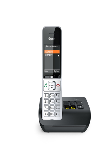 Gigaset Comfort 500A Silver Black Phone - S30852-H3023-B101