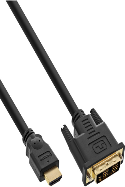 InLine 30pcs. bulk pack HDMI-DVI cable - gold plated contacts - HDMI to DVI - 2m - B-17662P