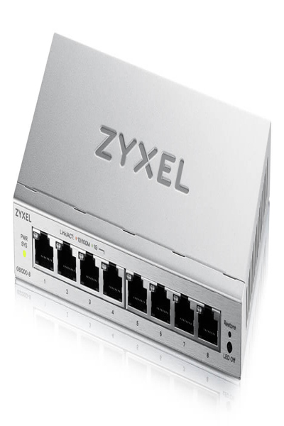 ZyXEL GS1200 Series GS1200-8 - Switch - intelligent - 8 x - Switch - 1 Gbps - GS1200-8V3-EU0101F