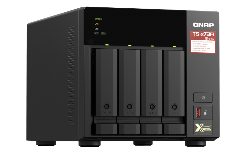 QNAP TS-473A-8G NAS AMD Ryzen Embedded V1500B 8GB - TS-473A-8G