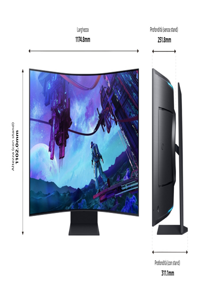 Samsung Odyssey Ark S55CG970NU - LS55CG970NUXEN