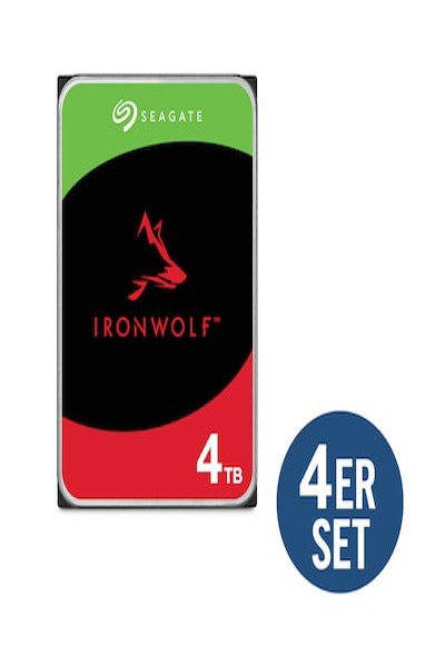 Seagate 4-Pack IronWolf NAS ST4000VN006 4TB - ST4000VN008_4ER