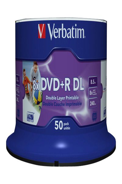 Verbatim 50x DVD+R DL - 8,5 GB 8x - 43703