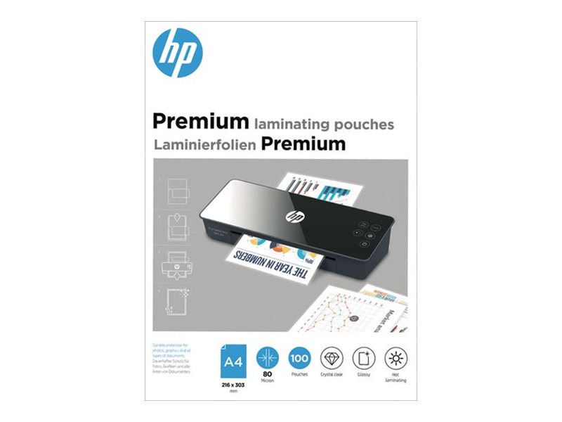Film de plastification HP Premium A4 80 microns