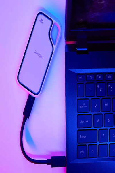 SanDisk Extreme bärbar SSD - SDSSDE62P-2T00-G25