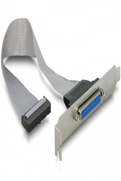 Delock Parallel panel - DB-25 (F) to 26 PIN IDC (F) - 84300