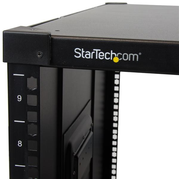 StarTech Portable Server Rack with Handles - Rolling Cabinet - 9U - Cabinet - Black - 9U - 58.4 cm (23") (RK960CP) - RK960CP