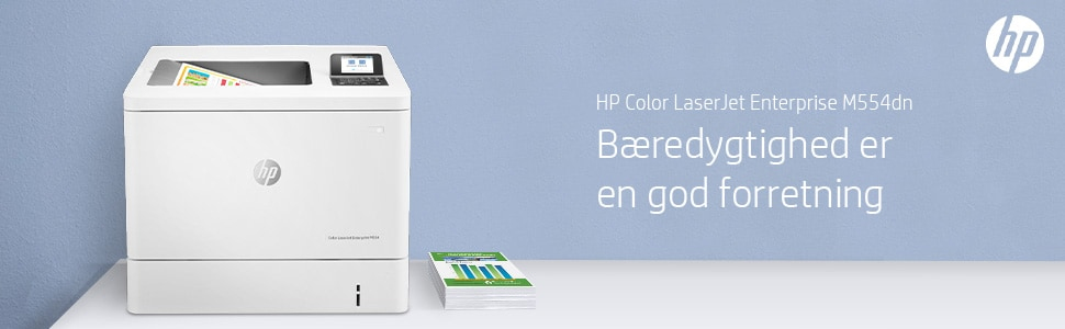 HP Color LaserJet Enterprise M554dn Printer - 7ZU81A