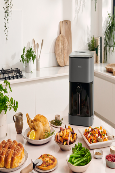 Panasonic NF-CC500SXE, Varmluftsfritös, 5 L, 80 °C, 200 °C, Enkel, Grå - NF-CC500SXE