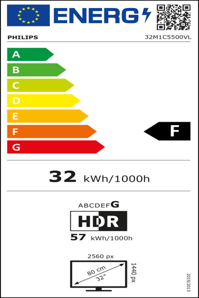 Philips Momentum 32M1C5500VL/00-skärm 31,5" 4K LCD - 32M1C5500VL/00