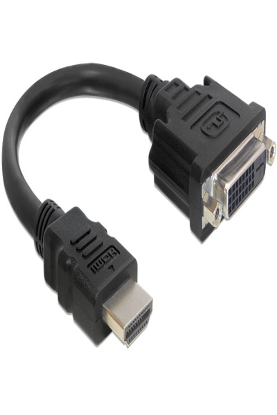 Delock Adapterkabel - HDMI-hane till DVI-I-hona - 65327
