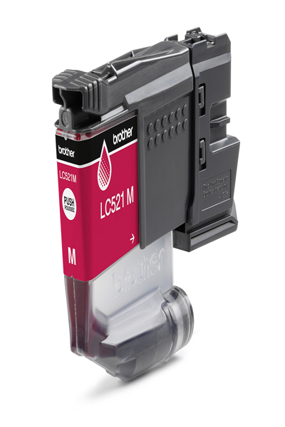 Brother Cartouche dÃ¢â‚¬â„¢encre Magenta capacite stand - LC521M