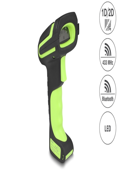 Delock Industrie Barcode Scanner 1D und 2D fÃƒÂ¼r 433 MHz oder Bluetooth mit induktiver - Barcode scanner - 90588