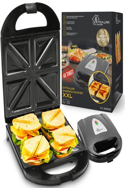 Machine à croque-monsieur XXL Extralink SJ-33
